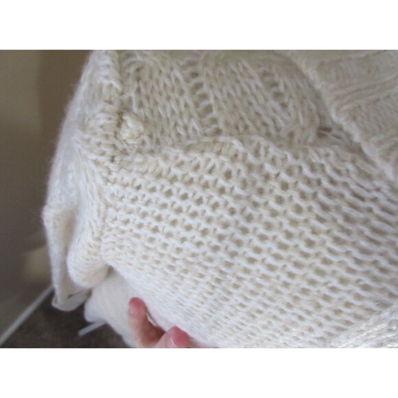 NWT Sonoma Cardigan 290 Bamboo Clar Sz Medium Ivory Toggle Clasp - Picture 3 of 5